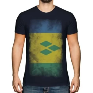 Saint Vincents & the Grenadines Flag Men's T-Shirt