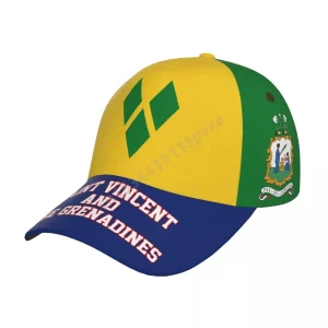 St Vincent and the Grenadines Flag Baseball Cap