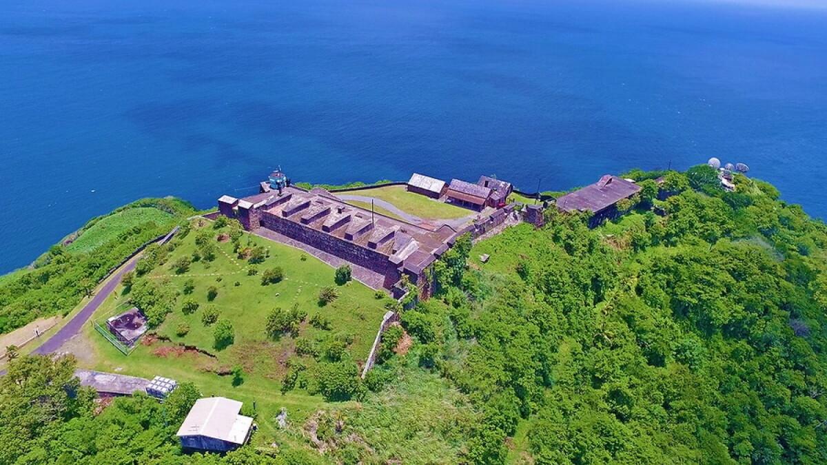 Historic Fort Charlotte overlooking St Vincent