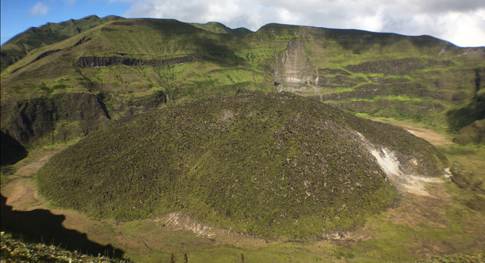 The green volcanic landscape of La Soufrière, St Vincent